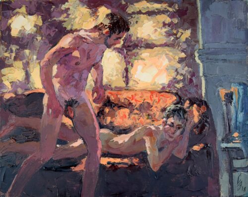 Sergey Sovkov Painting: Are you cold?