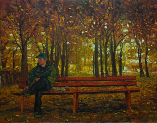 Sergey Sovkov 绘画: Autumn Evening