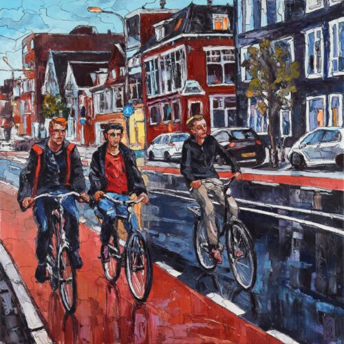 Sergey Sovkov Pittura: Cycling