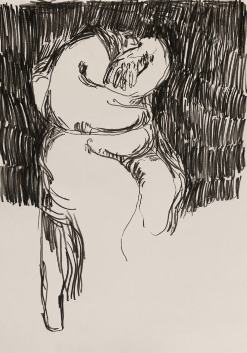 Daniel Leiter 図面: Leiter – Untitled drawing 1