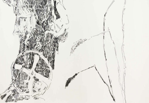 Daniel Leiter 図面: Leiter – Untitled drawing 2