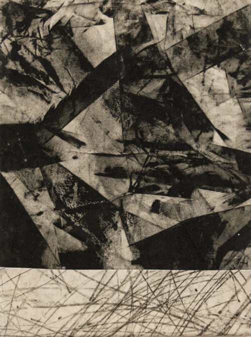 Daniel Leiter Drawing: Pieces Series – Monotype 4