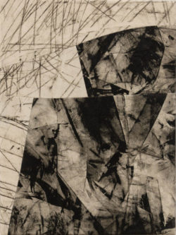 Daniel Leiter Stuecke Stoffcollage Monotypie Zeichnung 6