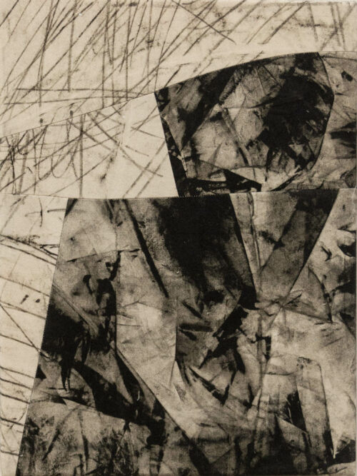 Daniel Leiter Drawing: Pieces Series – Monotype 6