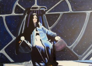 Darth Sidious The Dark Lord Of The Sith Star Wars Painting Anne Suttner
