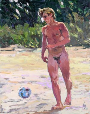 Football Player Gay Art Painting Sergey Sovkov