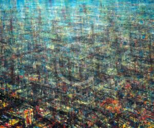 Growing City De Es Schwertberger Painting