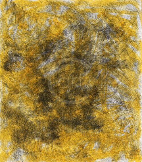 Simina Badea 絵画: Patterns in yellow 2