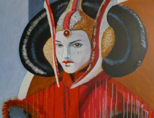 Queen Padme Amidala Star Wars Painting Anne Suttner