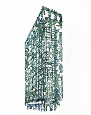 Ringturm Wien Marianne Lang Zeichnung Haus Im Gruenen Stadt Mixed Media Kunst