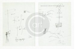 Salvador Dali Pour Rosa Drawing