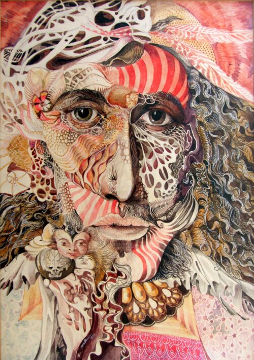 Otto Rapp Dibujo: Shaman Portrait