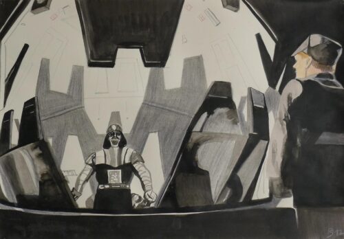 Anne Suttner Drawing: Star Wars Graphic 2