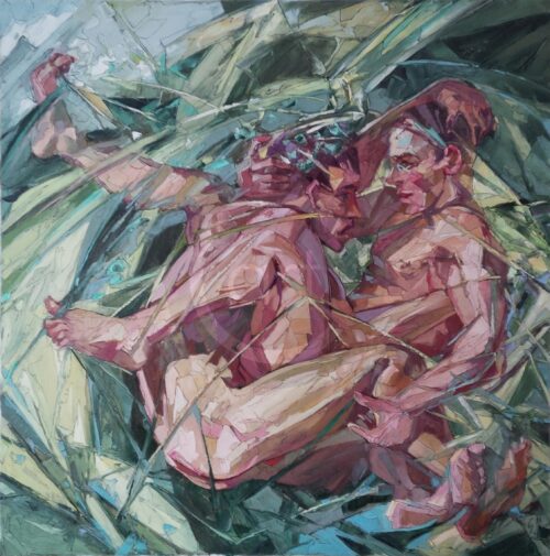 Sergey und Erwin Sovkov 絵画: Frolicking in the grass