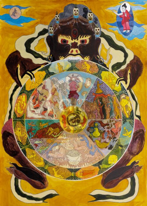 Simina Badea Painting: Wheel of Life