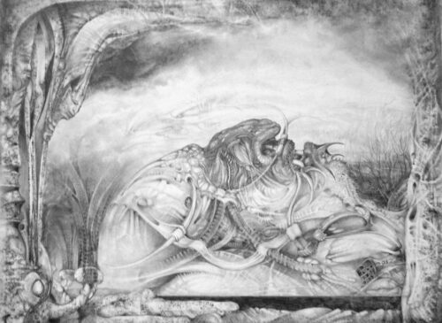 Otto Rapp Dibujo: Ymir At Rest